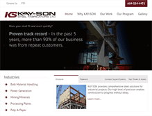 Tablet Screenshot of kay-son.com